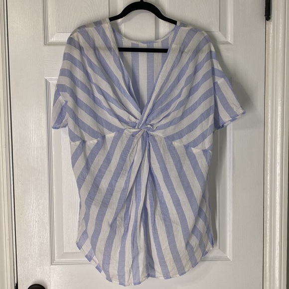 Gauzy Cotton striped tunic - Picture 3 of 5